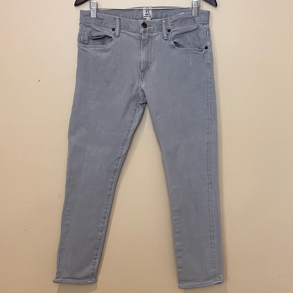 Hiroshi Kato The Needle Skinny Selvedge Jeans - Men's Size 32 X 27 - Gray - Picture 1 of 10